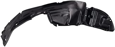 TRQ Front Right Inner Fender Liner Black Passenger Side