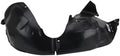 TRQ Front Right Inner Fender Liner Black Passenger Side