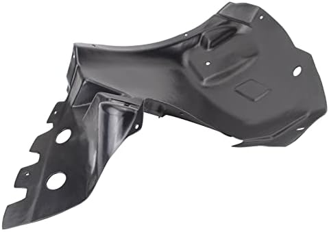 TRQ Front Left Forward Inner Fender Liner Black Drivers Side
