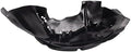TRQ Front Left Inner Fender Liner Black Drivers Side