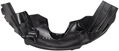 TRQ Front Right Inner Fender Liner Black Passenger Side