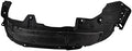 TRQ Front Right Inner Fender Liner Black Passenger Side