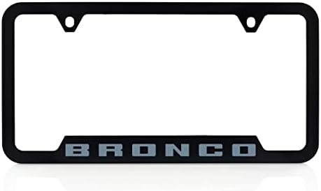 Ford Bronco UV Printed License Plate Frame - Area 51 (Blue/Grey)