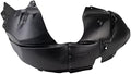 TRQ Front Right Inner Fender Liner Black Passenger Side