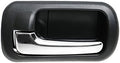 TRQ Rear Left Interior Door Handle Chrome & Black Drivers Side
