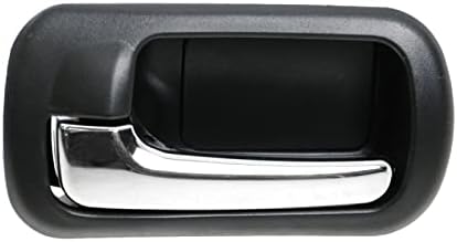 TRQ Rear Left Interior Door Handle Chrome & Black Drivers Side