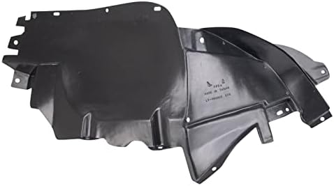 TRQ Front Right Forward Inner Fender Liner Black Passenger Side