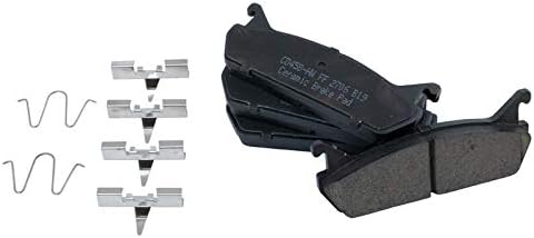 TRQ Rear Brake Pads Ceramic Hardware