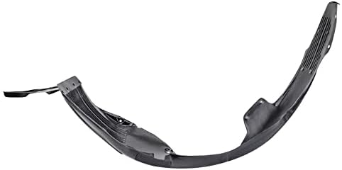 TRQ Front Right Inner Fender Liner Black Passenger Side