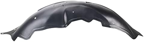 TRQ Front Right Inner Fender Liner Black Passenger Side