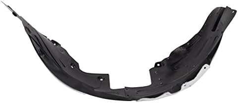 TRQ Front Right Inner Fender Liner Black Passenger Side