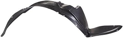 TRQ Front Right Inner Fender Liner Black Passenger Side