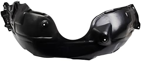 TRQ Front Left Inner Fender Liner Black Drivers Side