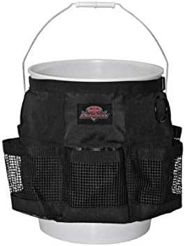 Bucket Boss Auto Boss Wash Boss Organizer for a 5 Gallon Bucket, with Fast-Drying, Exterior Mesh Pockets for Car Supplies, Allowing for Soap and Water in the Bucket, in Black, AB30060 - Image 6