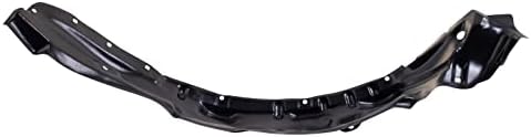 TRQ Front Right Inner Fender Liner Black Passenger Side