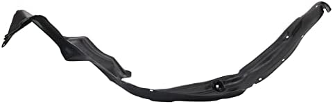 TRQ Front Right Inner Fender Liner Black Passenger Side