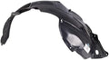 TRQ Front Left Inner Fender Liner Black Drivers Side