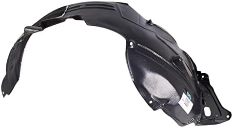 TRQ Front Left Inner Fender Liner Black Drivers Side
