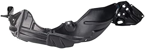 TRQ Front Right Inner Fender Liner Black Passenger Side