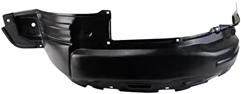TRQ Front Left Inner Fender Liner Black Drivers Side