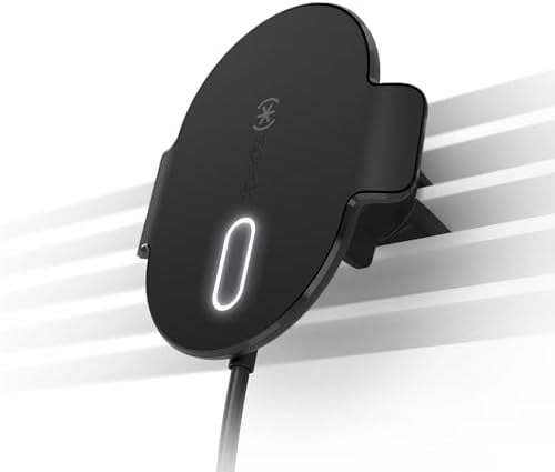 Speck ClickLock VentMount MagSafe Car Mount Charger - Magnetic Phone Holder for Car - iPhone Car Mount