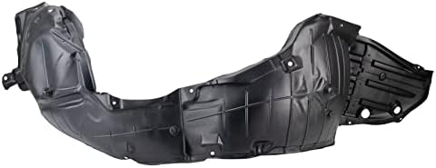 TRQ Right Inner Fender Liner Black Passenger Side