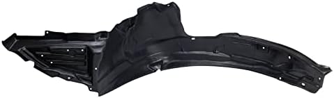 TRQ Front Right Inner Fender Liner Black Passenger Side