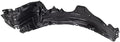 TRQ Front Right Inner Fender Liner Black Passenger Side