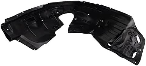 TRQ Front Right Inner Fender Liner Black Passenger Side