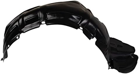 TRQ Front Right Inner Fender Liner Black Passenger Side