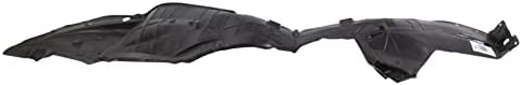 TRQ Front Right Inner Fender Liner Black Passenger Side