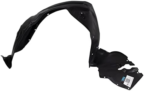 TRQ Front Left Inner Fender Liner Black Drivers Side