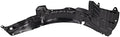 TRQ Front Left Inner Fender Liner Black Drivers Side