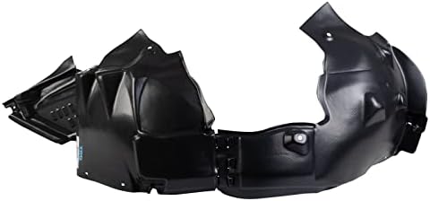 TRQ Front Left Inner Fender Liner Black Drivers Side