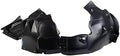 TRQ Front Left Inner Fender Liner Black Drivers Side