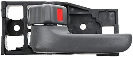TRQ Dark Gray Front Inside Door Handle Pair