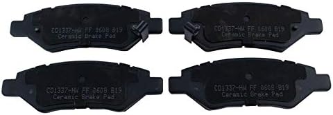 TRQ Rear Brake Pads Ceramic
