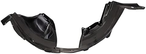 TRQ Front Left Inner Fender Liner Black Drivers Side