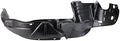 TRQ Front Right Inner Fender Liner Black Passenger Side