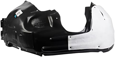 TRQ Front Left Inner Fender Liner Black Drivers Side