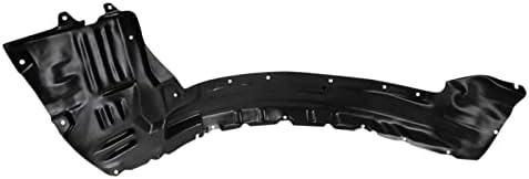 TRQ Front Right Inner Fender Liner Black Passenger Side