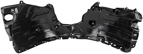 TRQ Front Left Inner Fender Liner Black Drivers Side