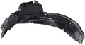 TRQ Front Right Inner Fender Liner Black Passenger Side