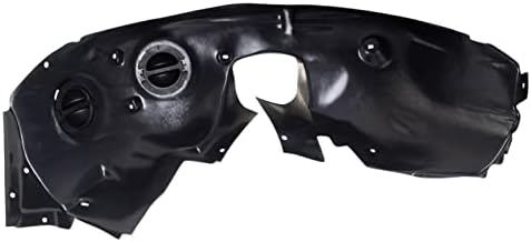 TRQ Front Left Inner Fender Liner Black Drivers Side