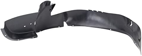 TRQ Front Right Inner Fender Liner Black Passenger Side