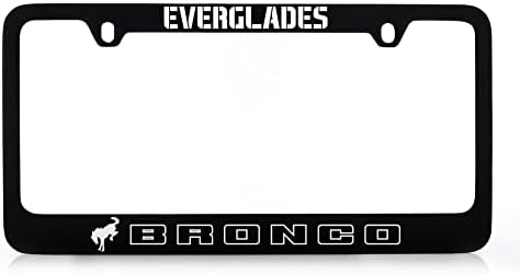 FORD Bronco UV Printed Metal License Plate Frame - Everglades