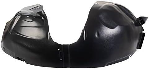TRQ Front Left Inner Fender Liner Black Drivers Side