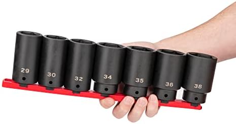 TEKTON 1/2 Inch Drive Axle Nut Impact Socket Set, 7-Piece | SID92101 - Image 3