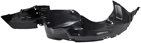 TRQ Front Left Inner Fender Liner Black Drivers Side