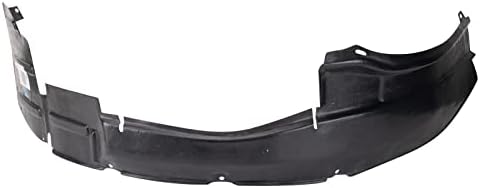 TRQ Front Left Inner Fender Liner Black Drivers Side